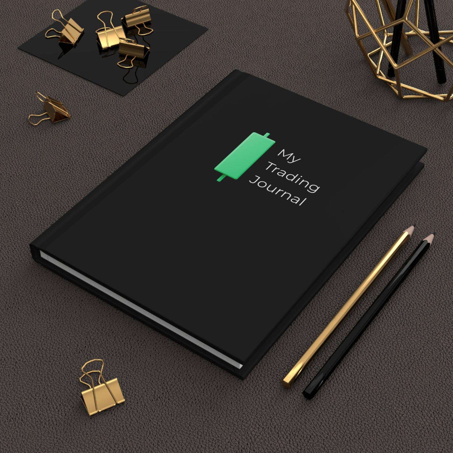 My Trading Journal – Black Premium Hardcover Notebook