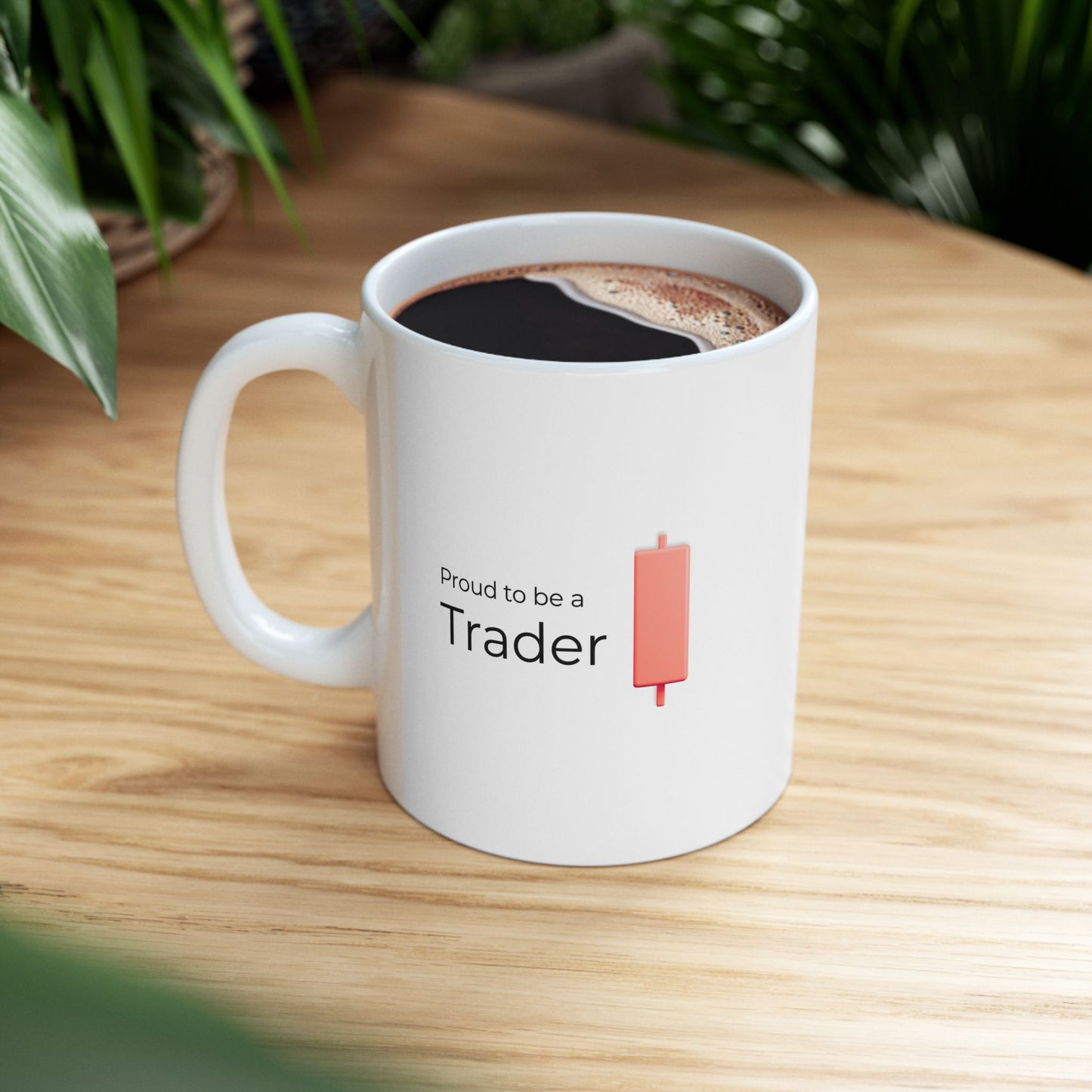Proud to Be a Trader – Dual-Sided Candlestick Coffee Mug (11oz, 15oz)