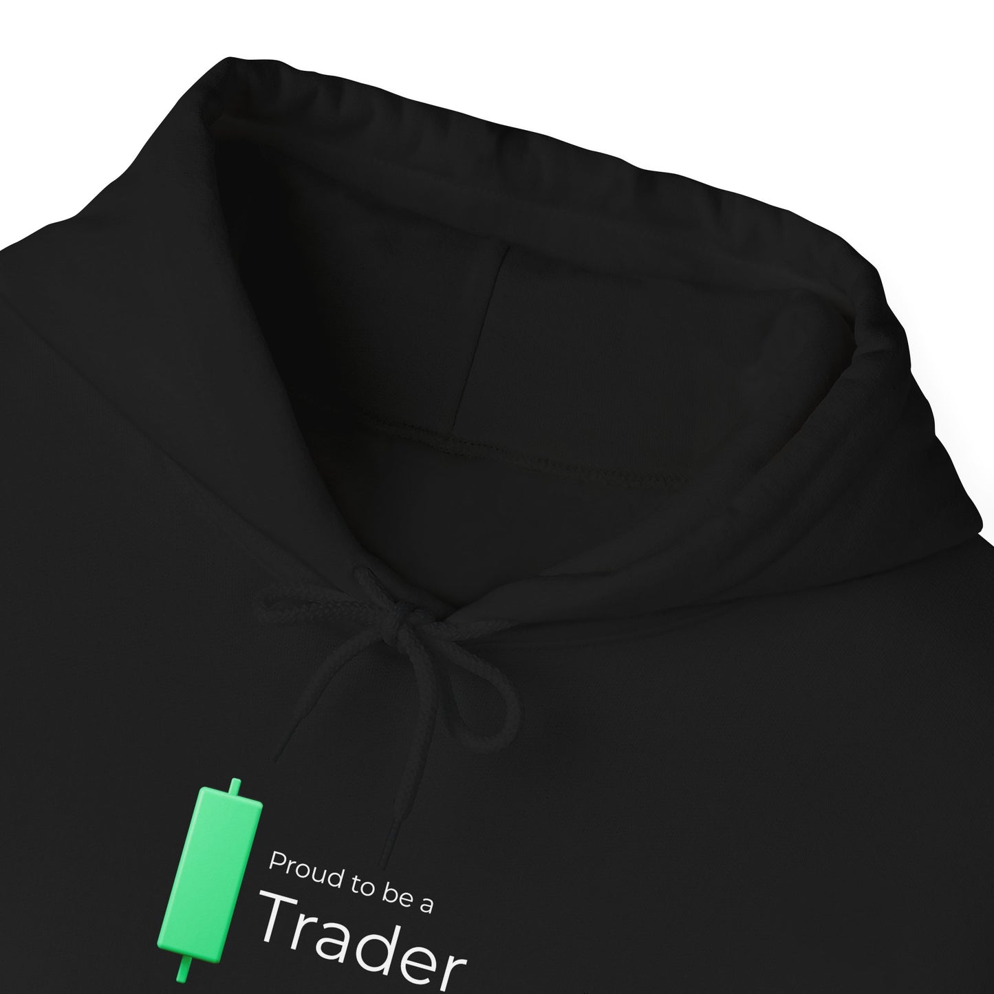 Proud to Be a Trader – Minimalist Candle Hoodie (Unisex)