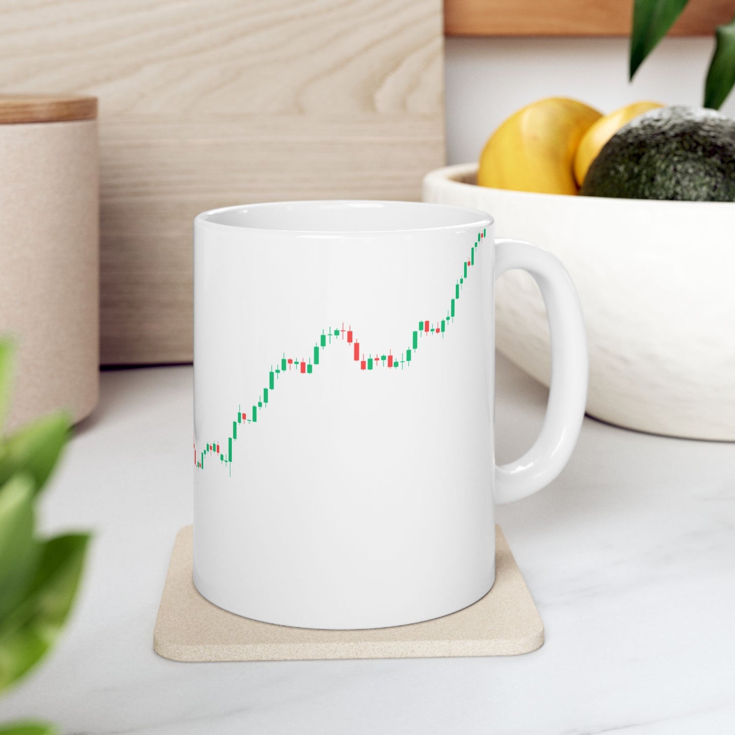 Candle Line Wrap – Minimalist Trader Chart Coffee Mug (11oz, 15oz)