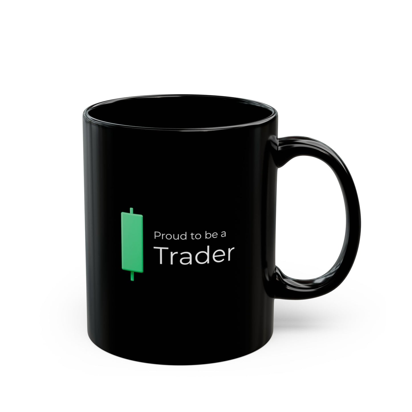 Proud to Be a Trader – Black Candlestick Coffee Mug (11oz, 15oz)